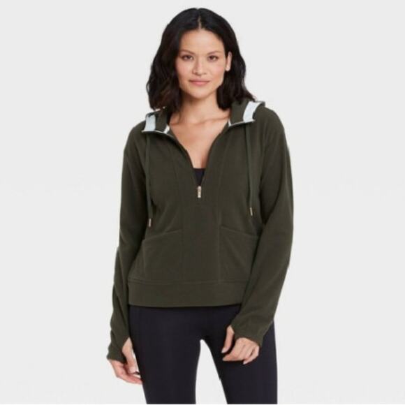 All in Motion Sweatshirt Womens Size Small MICROFLEECE PULLOVER hoodie NWT S - Picture 2 of 2